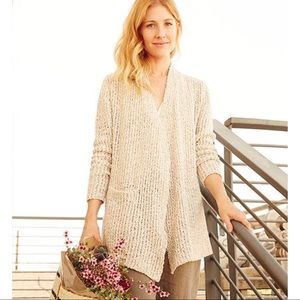 Joie | Kamie Dropstitch Open Knit Long Cardigan